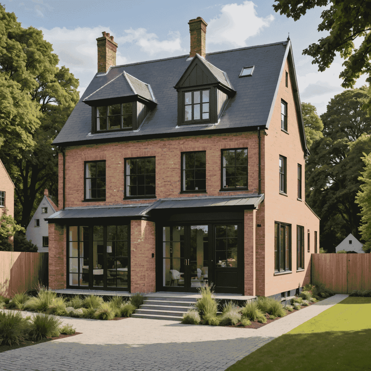Voor en na foto's van een gerenoveerd Nederlands erfgoedhuis, met behoud van historische elementen en moderne toevoegingen